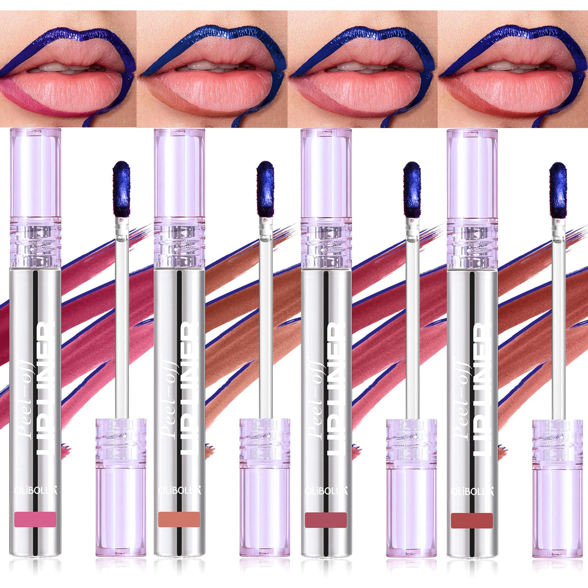 Bangfeng contour Lèvres Peel-Off pour un tracé précis et durable.