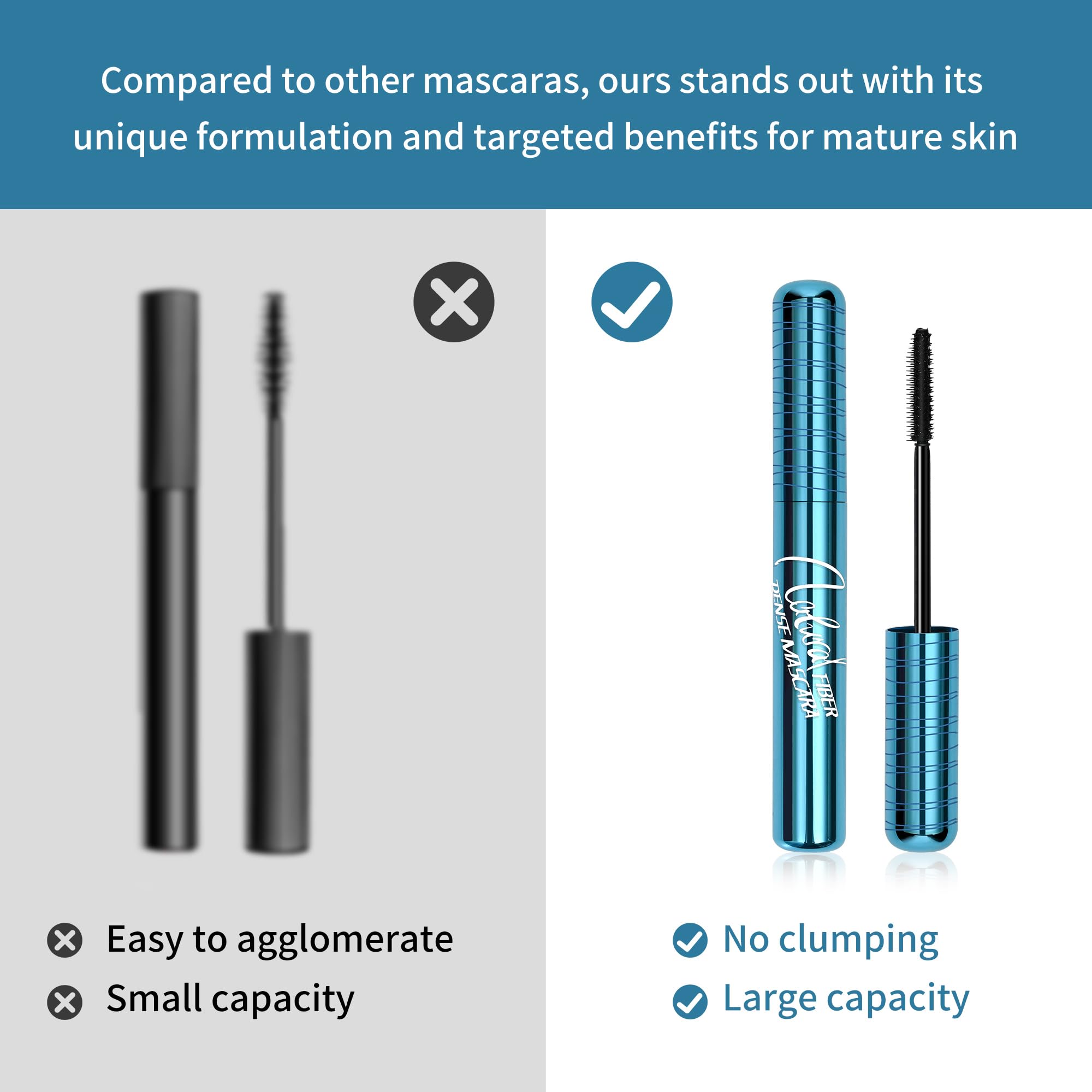 BANGFENG Mascara : non testé sur les animaux et sans cruauté