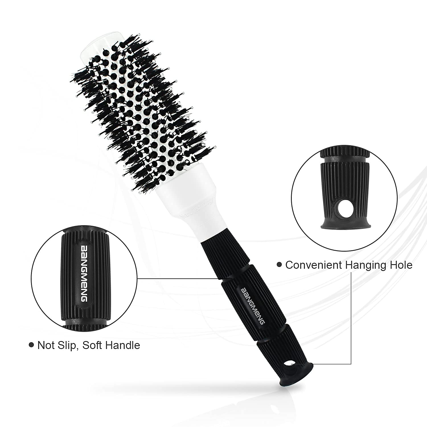BangMENG kit salon à domicile avec 2 pinces et peigne inclus