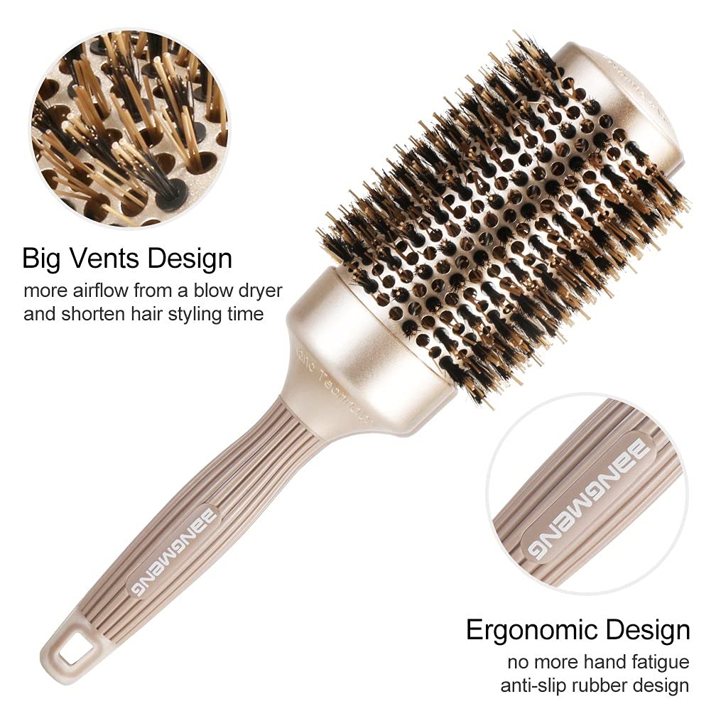 BANGMENG brosse en céramique nano-ionique pour chaleur homogène et brillance