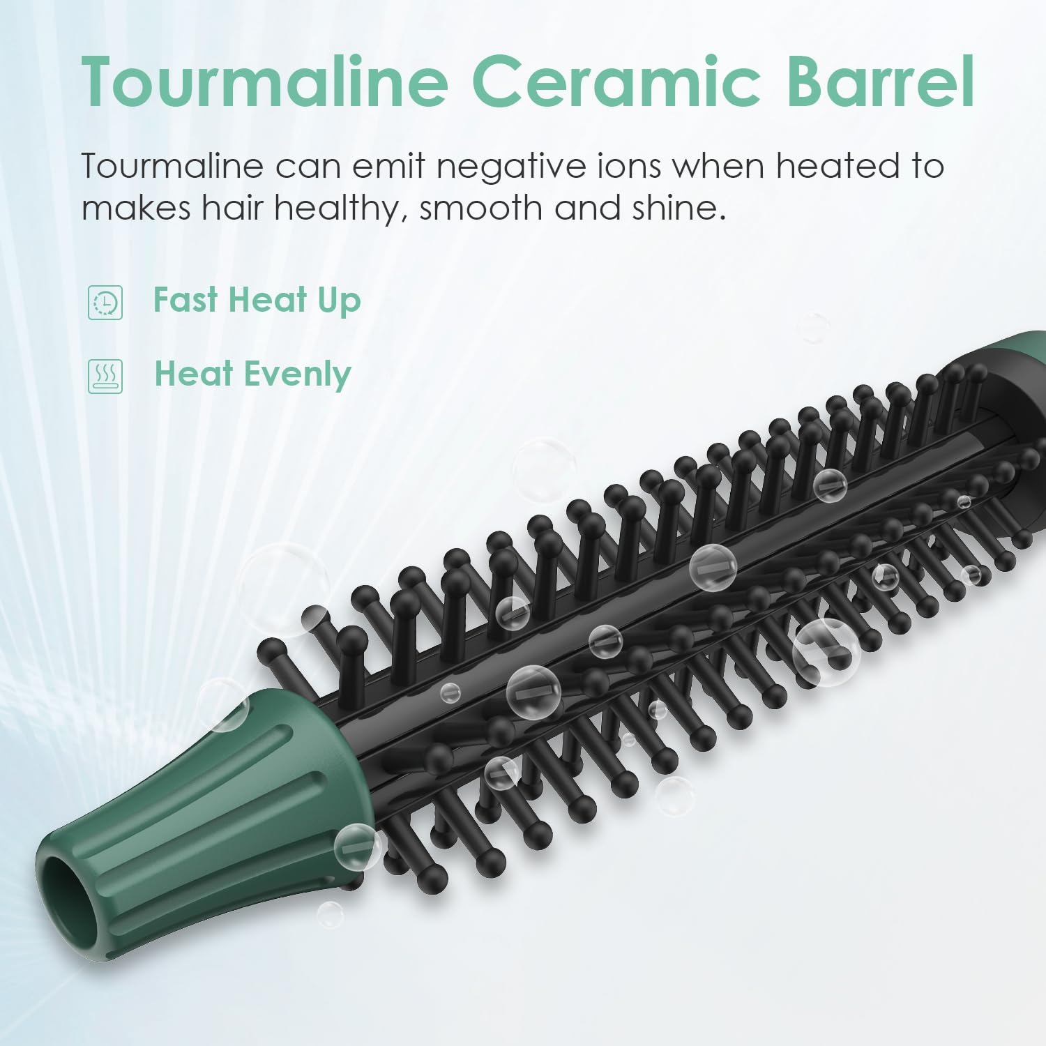 BANGMENG brosse tourmaline céramique ionique pour brillance et douceur.