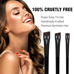 Banidy: ensemble de brosses pour yeux et sourcils pour un fini professionnel.