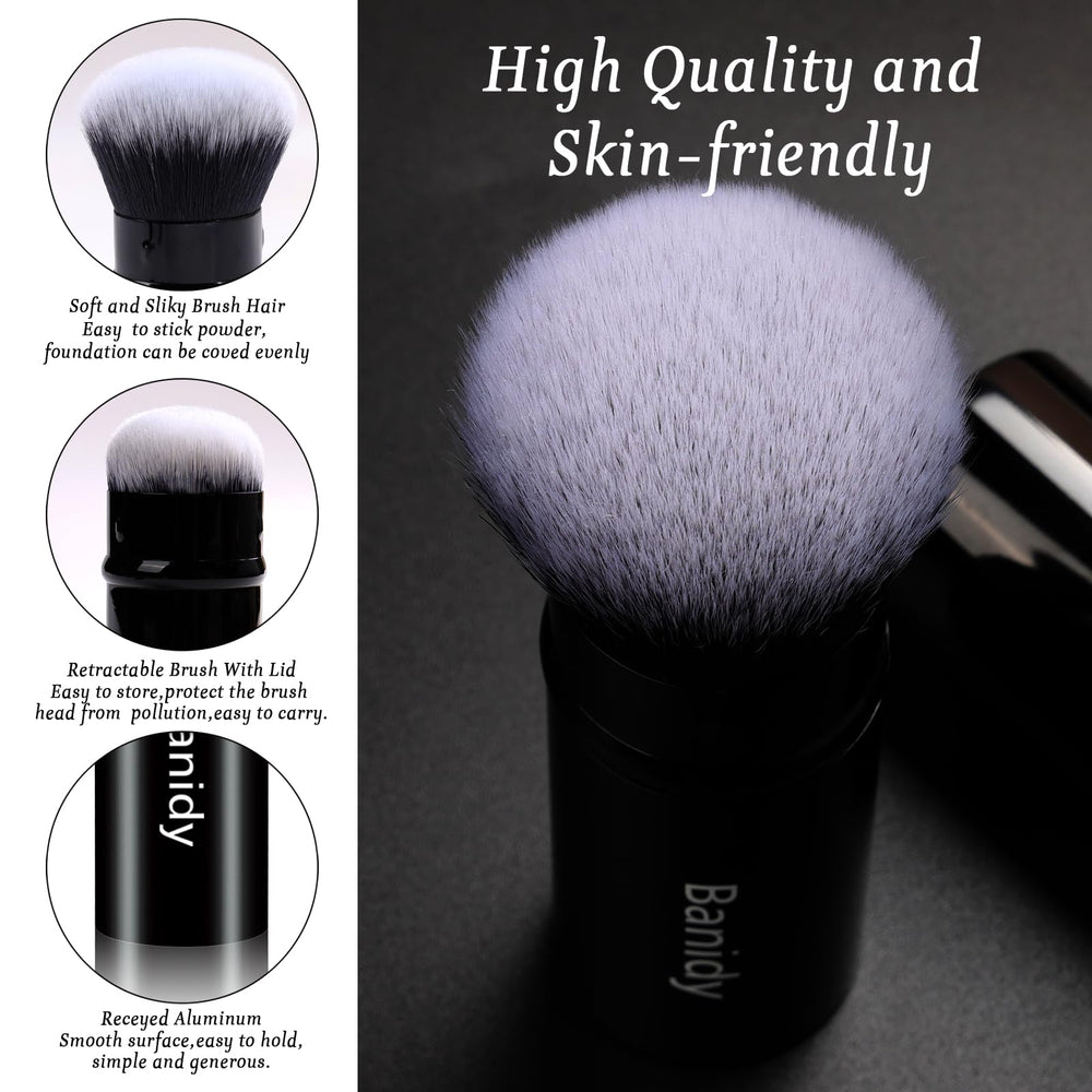 Pinceau Banidy bronzer-contour, dépose douce et contour naturel