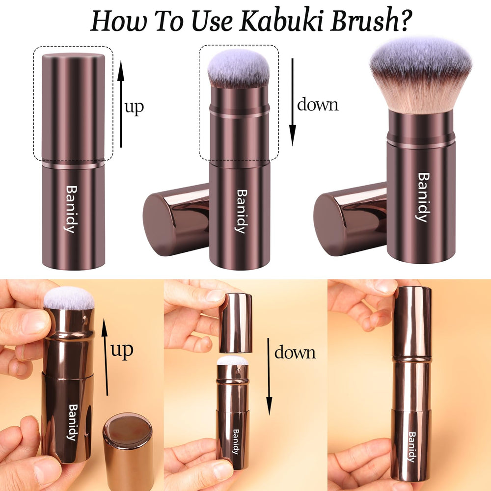 Banidy pinceau Kabuki vegan sans cruauté offrant douceur et densité