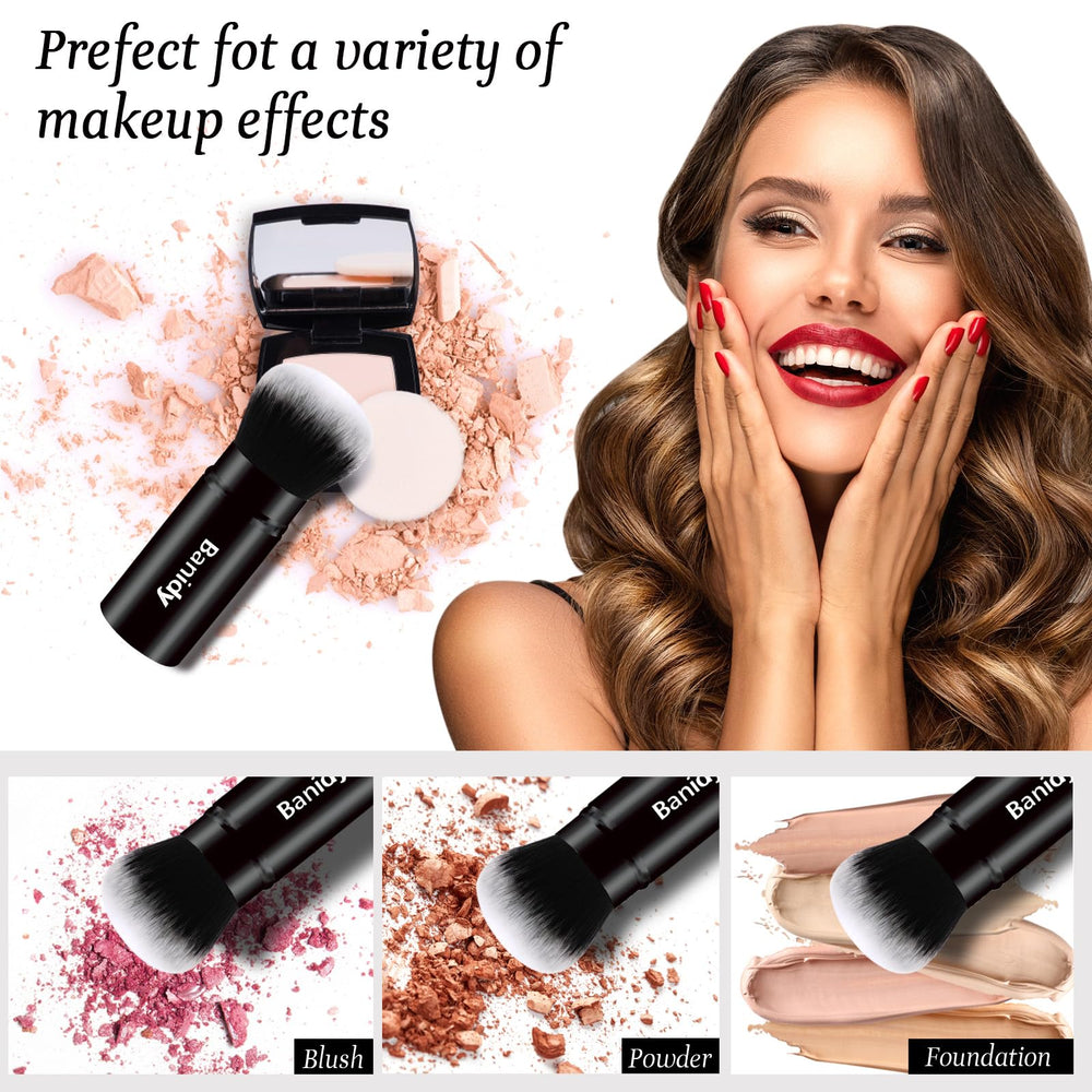 Pinceau Banidy multiusage maquillage, adapté fond, contour et highlight