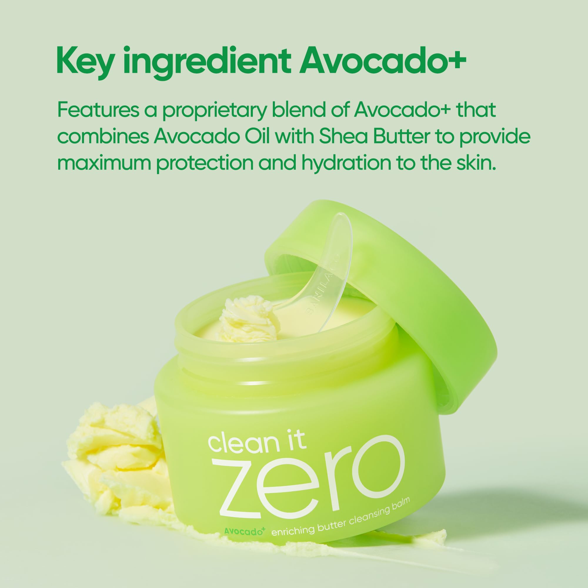 BANILA CO Avocado Plus offre hydratation profonde grâce à l’huile d’avocat.