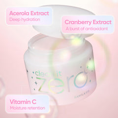 Démaquillage efficace avec BANILA CO, adapté à tous les types de peau et végan.
