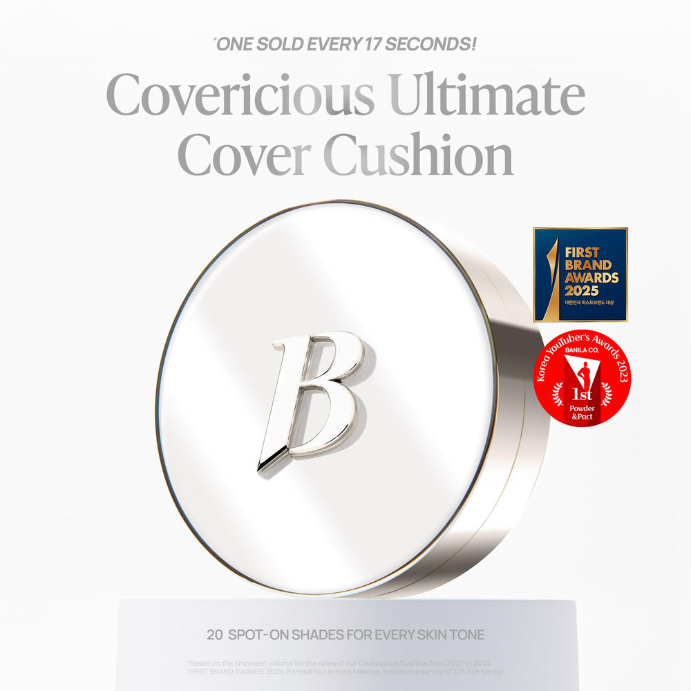 Éponge exclusive Banila Co assurant adhérence douce et couvrance homogène.