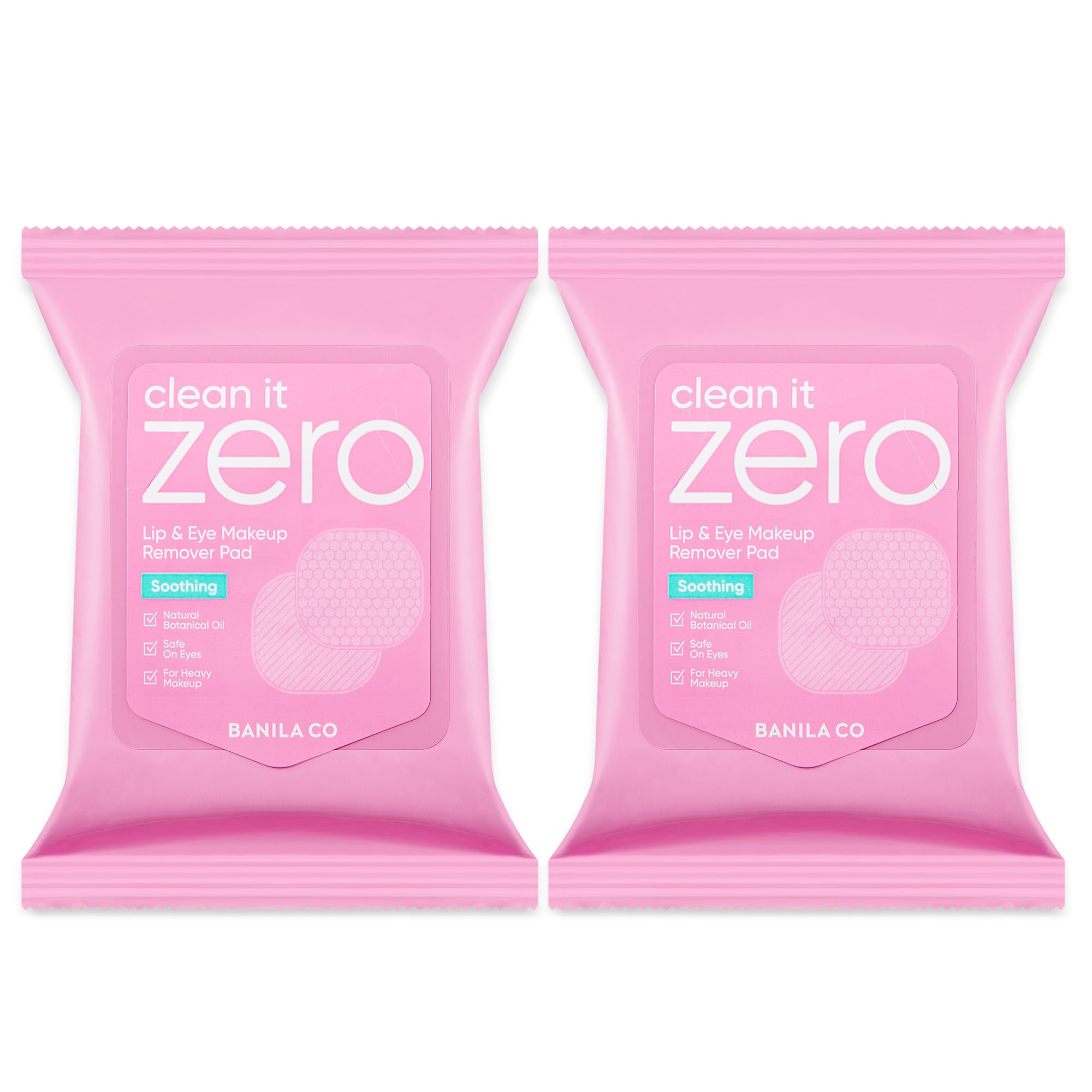 Lingettes BANILA CO démaquillant yeux et lèvres 2-en-1, pratiques et douces.