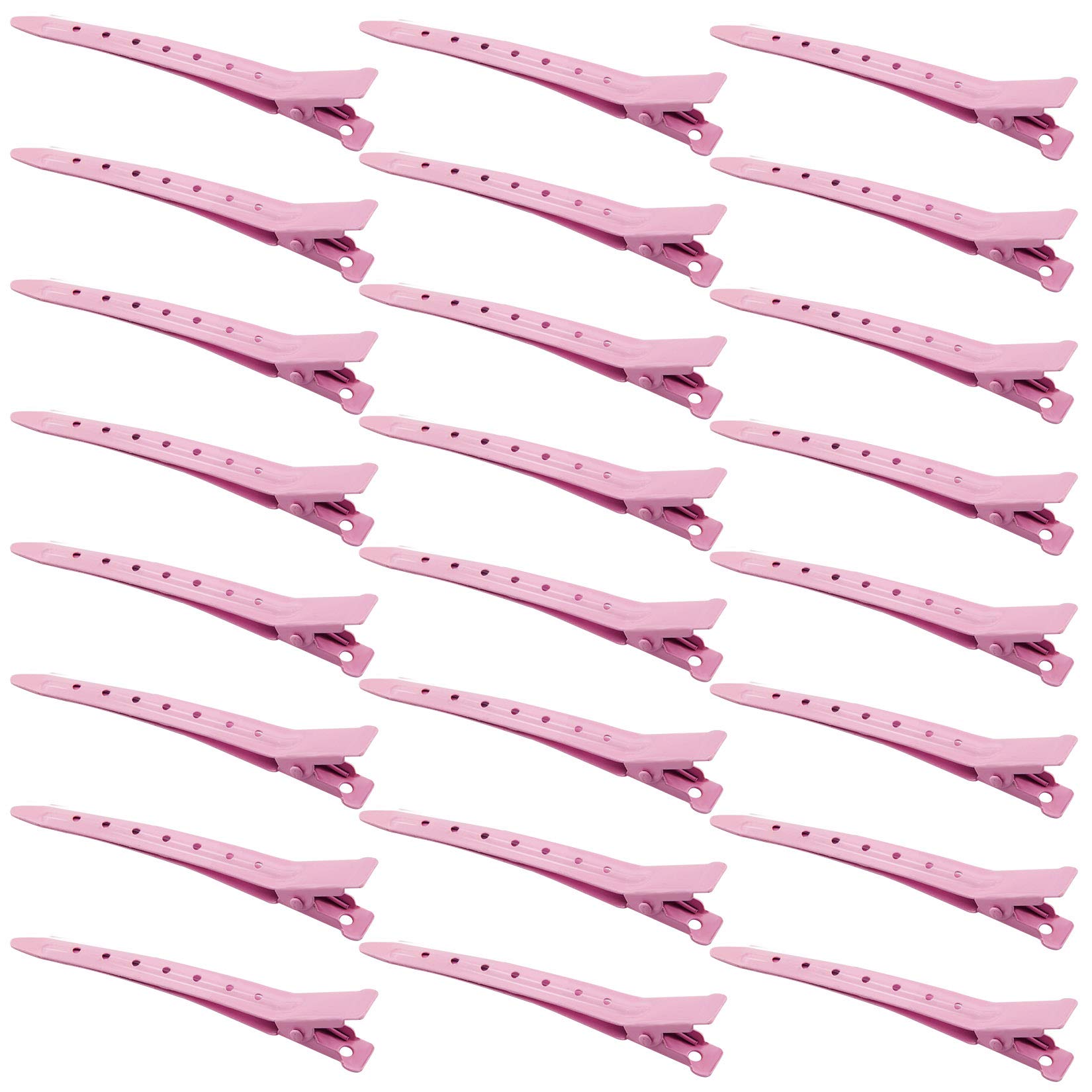 Pinces Bantoye bec-de-canard rose pour isolation précise des mèches.