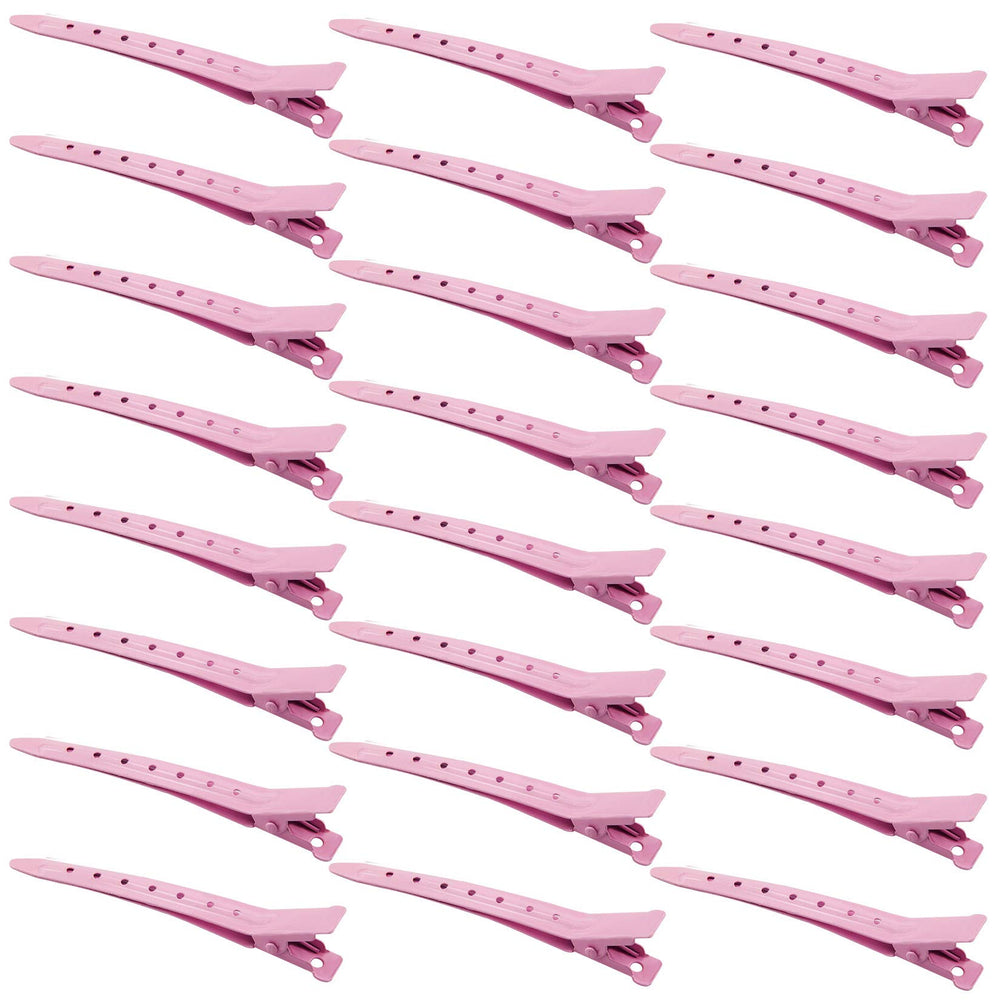 Pinces Bantoye bec-de-canard rose pour isolation précise des mèches.