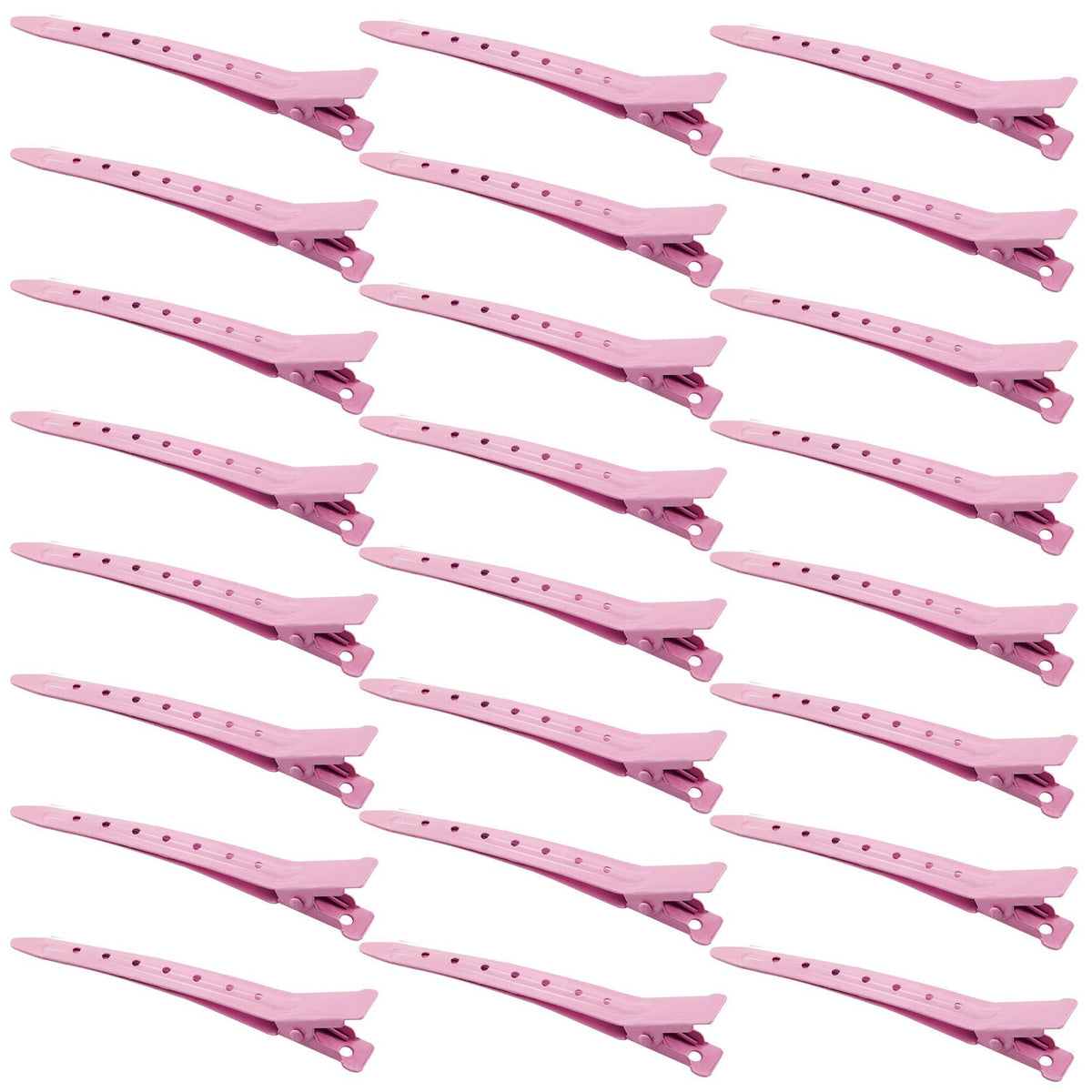 Pinces Bantoye bec-de-canard rose pour isolation précise des mèches.
