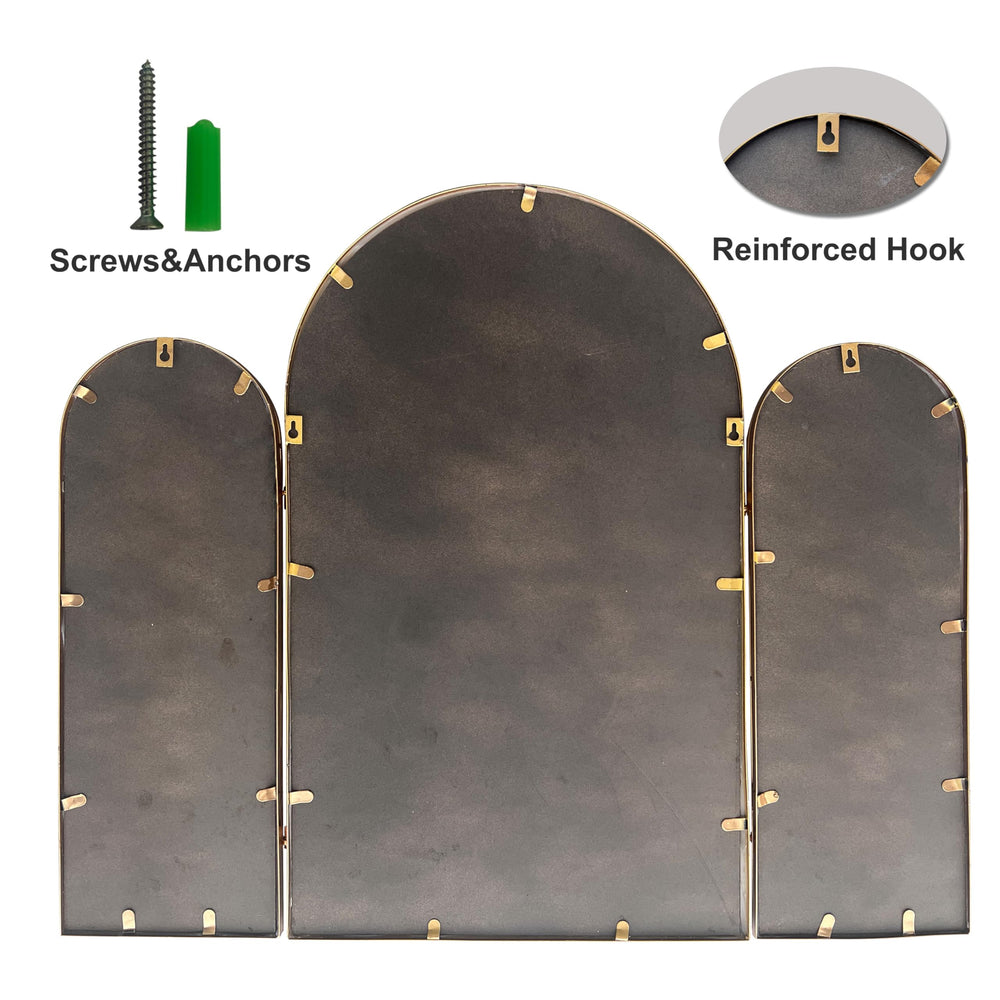 BAODANFU Miroir sur-table, montage flexible et durable.