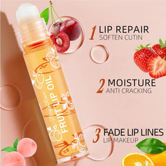 Baorder pêche roll-on lèvres — parfum fruité et hydratation légère