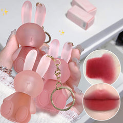 Baorder rouge à lèvres lapin en trio, portable et coloré pour un look rapide.