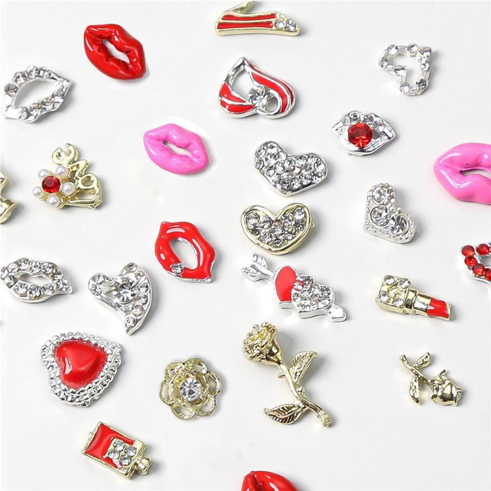 BAOYAALIN Accessoires Saint-Valentin Ongles: decorations festives pour toutes envies.