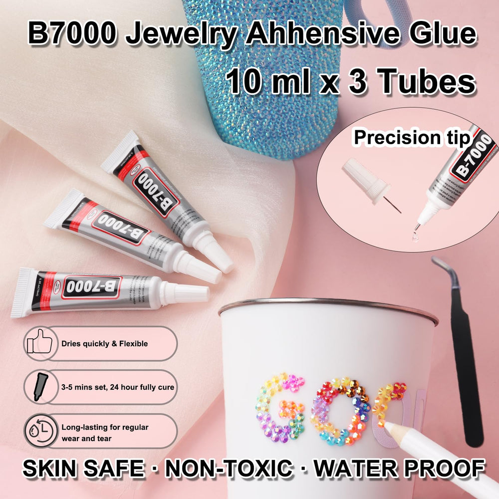 Baoyaalin colle B7000 10ml sèche clair et offre une adhérence durable.