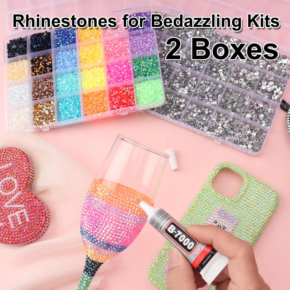 Baoyaalin gemmes résine 2-6mm pour projets DIY variés et personnalisations.