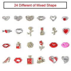 BAOYAALIN Levres 3D Ongles: charmes ludiques pour un look unique.