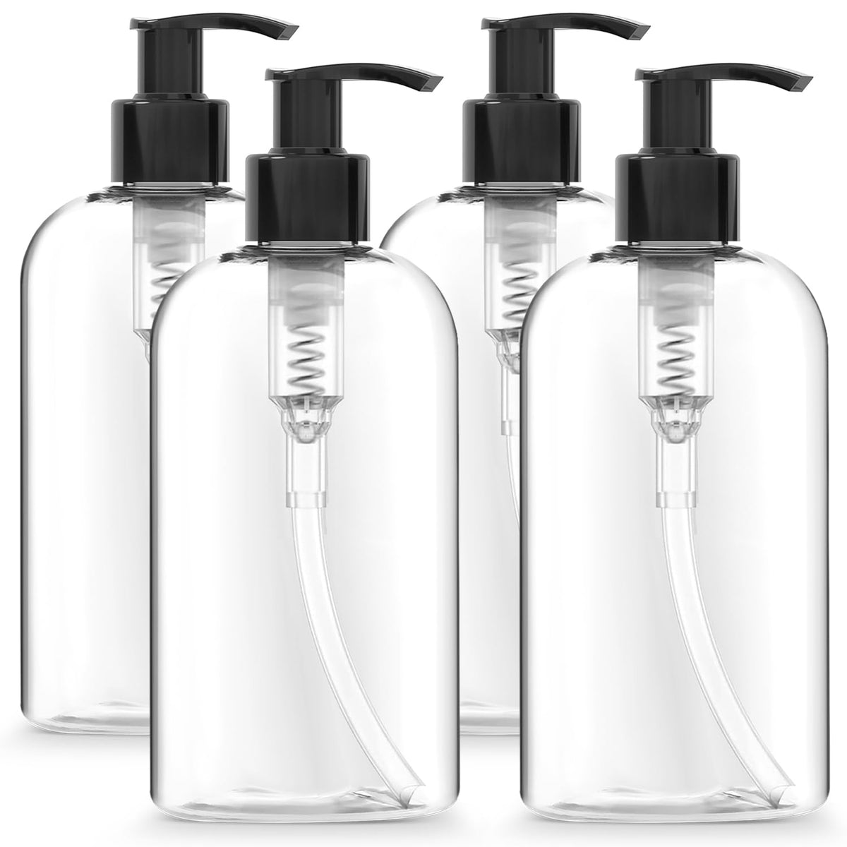 Bar5F bouteille pompe 12oz cristal clair pour savon liquide et lotions
