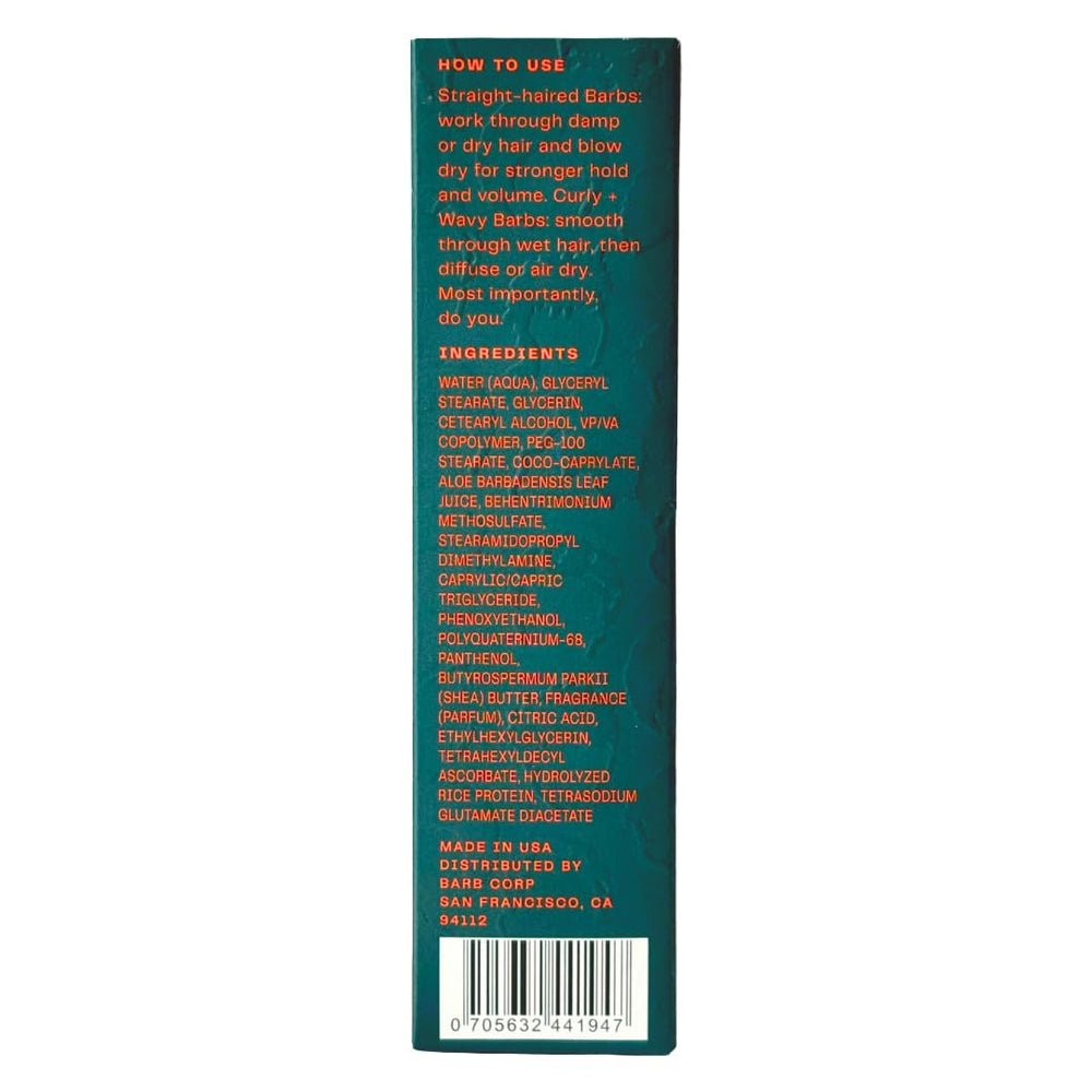 Barb Shop Crème usage quotidien pour une routine coiffure rapide et efficace.