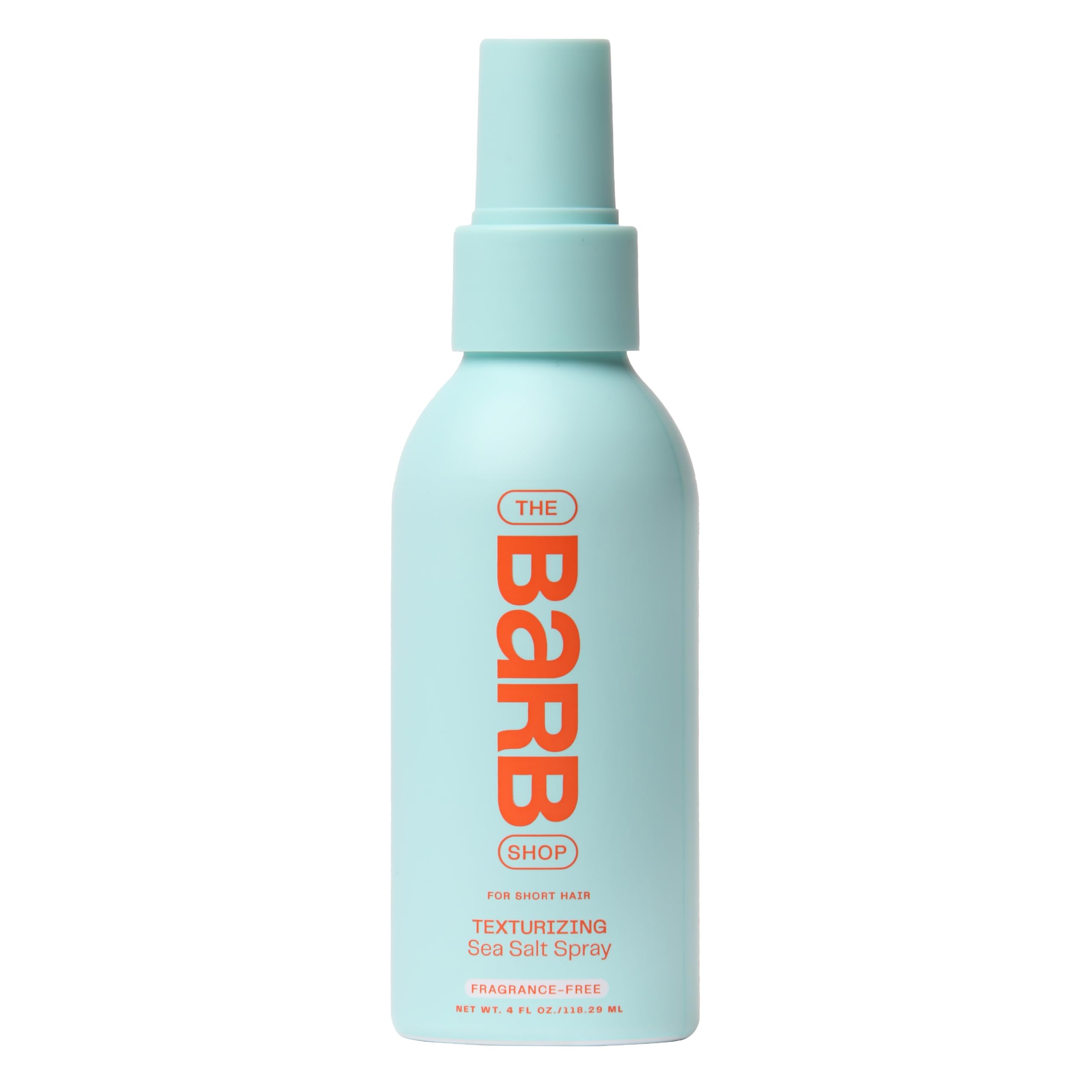 Barb Shop Sea Salt Spray bouteille 4oz prête pour texture plage.