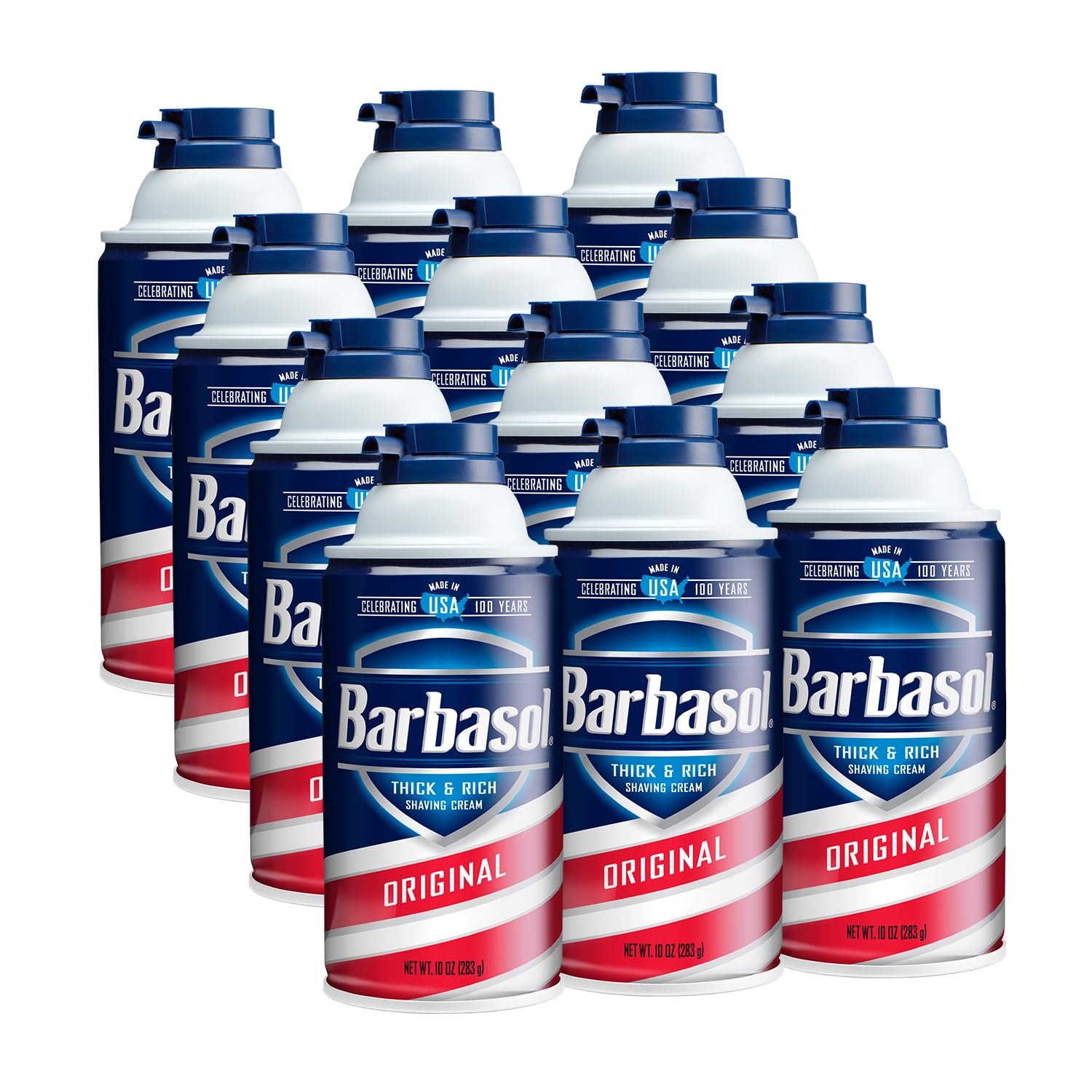 Barbasol Original crème de rasage épaisse et riche dans flacon pour rasage confortable