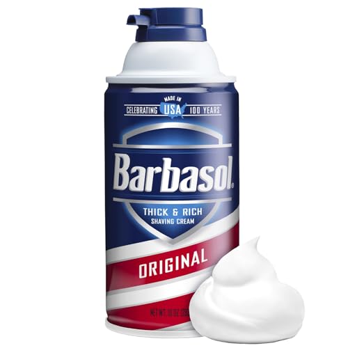 Barbasol Original crème de rasage mousse dense offrant une glisse fluide