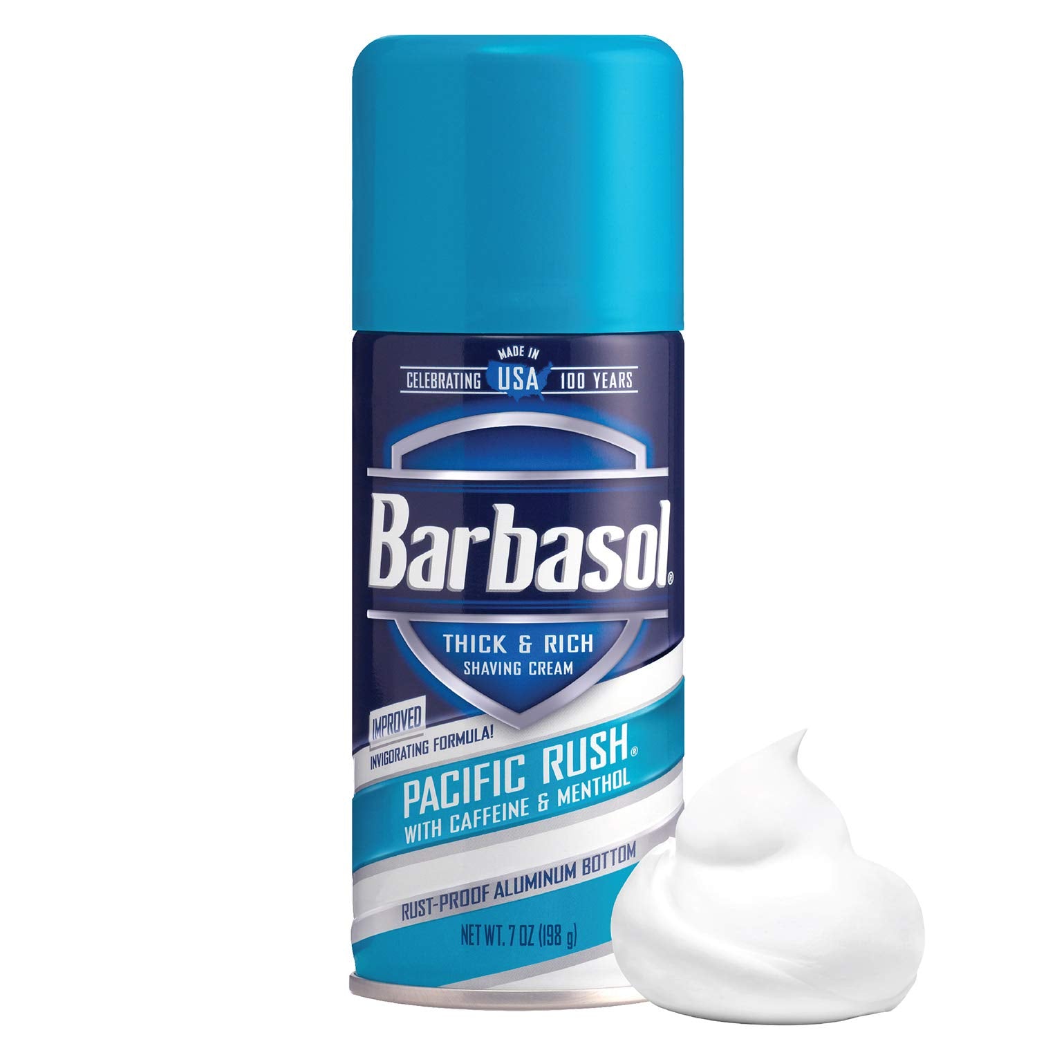 Barbasol Pacific Rush lot de six boîtes pratique pour le quotidien