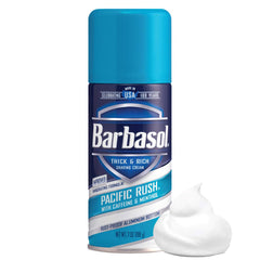 Barbasol Pacific Rush lot de six boîtes pratique pour le quotidien