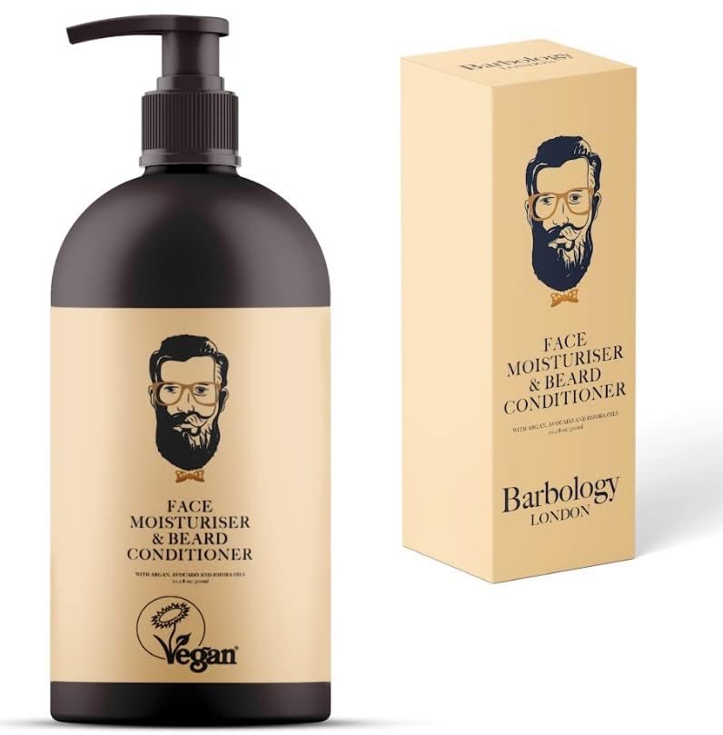 Barbology London bouteille pompe 10oz prêt à hydrater barbe et visage