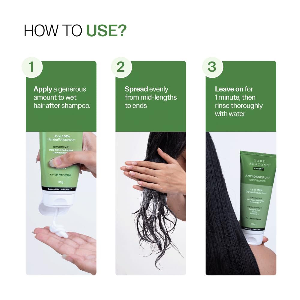 Bare Anatomy cheveux hydratés et disciplinés grâce à une formule douce.
