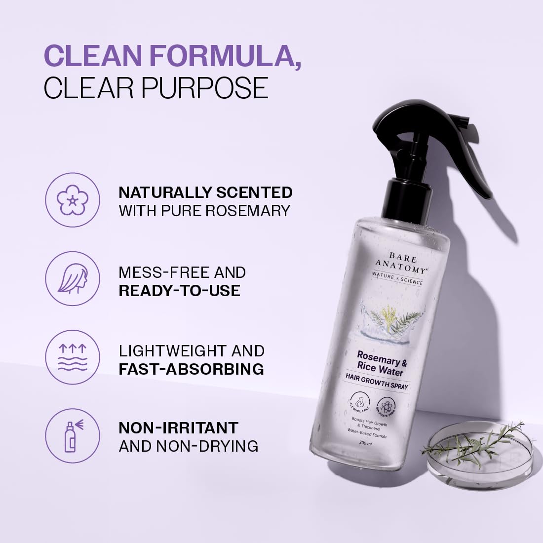 Bare Anatomy Nature x Science – Utilisation nocturne ou leave-in pour routine fluide.