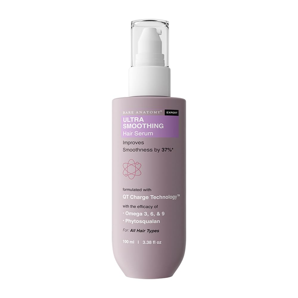 Sérum Bare Anatomy Ultra Lissage en flacon, douceur et brillance naturelles.