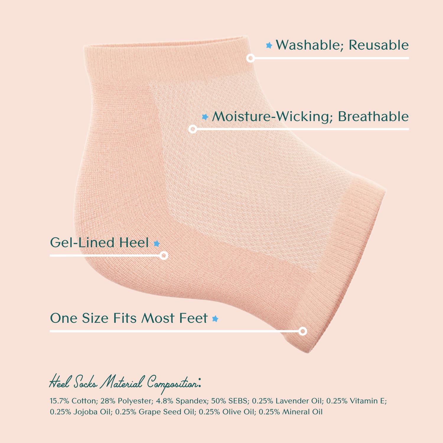 Bare August chaussettes confort, idéal pour un usage quotidien.