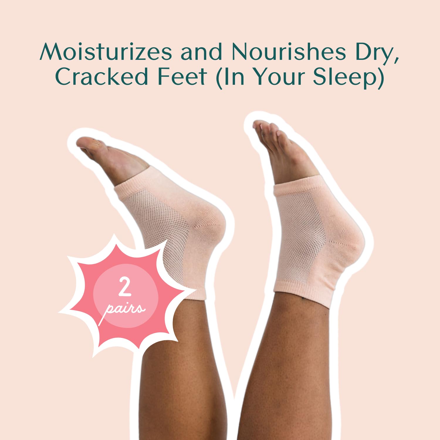 Bare August chaussettes lavables et réutilisables pour le soin des pieds.
