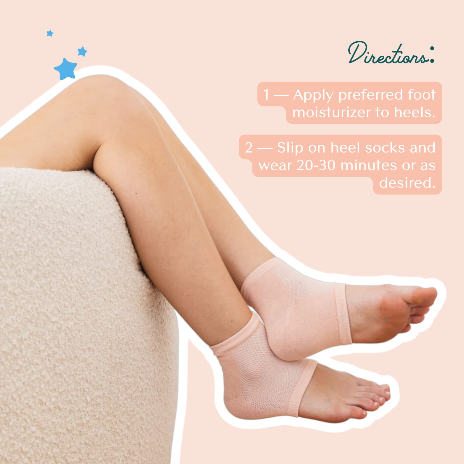 Bare August chaussettes pour pieds secs, parfaites en routine nocturne.