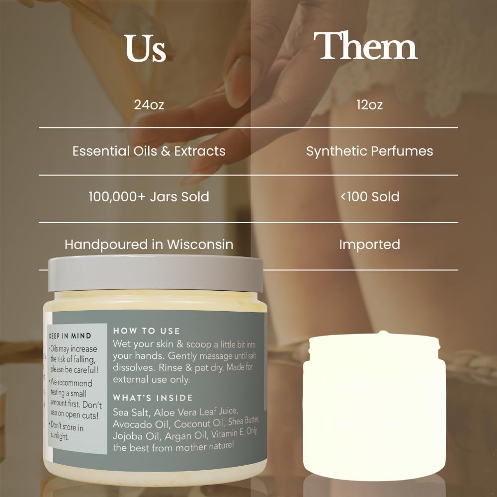 Bare Botanics gommage sans parfum, adapté aux peaux sensibles.