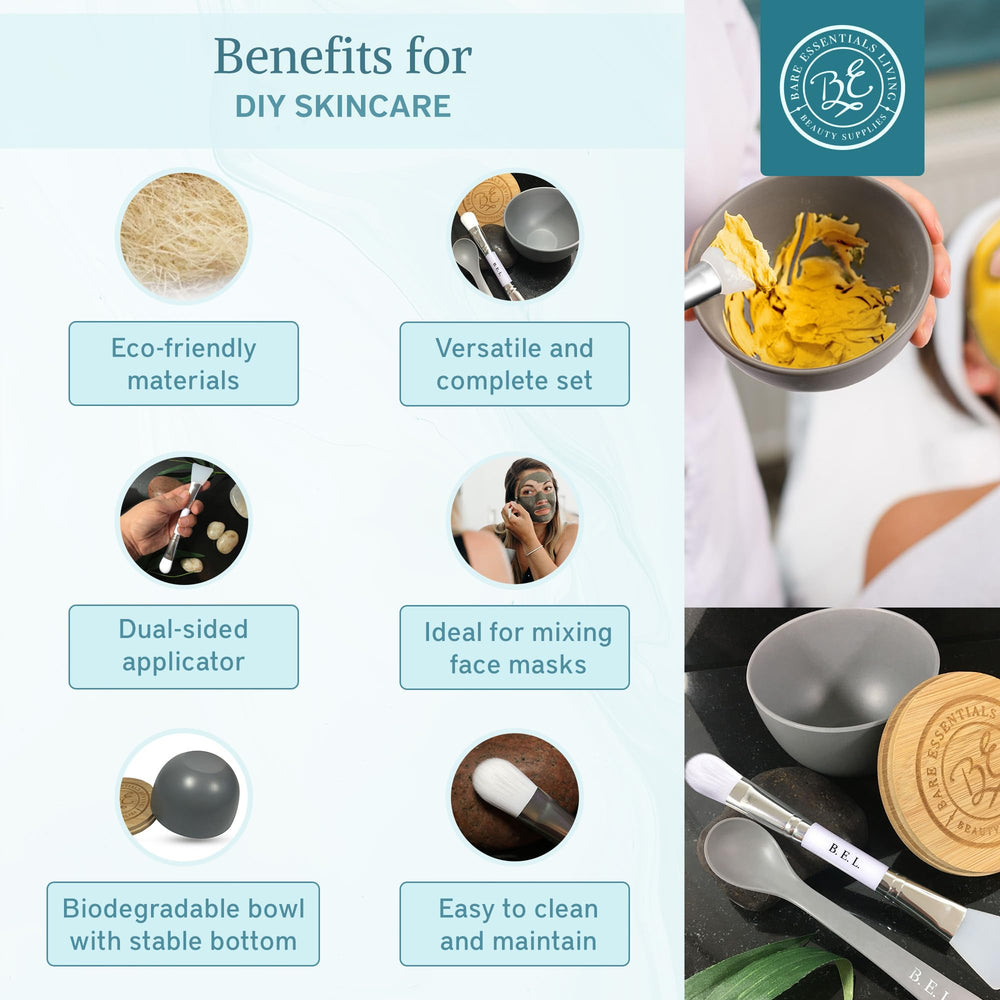 Bare Essentials Living face mask spoon for precise application