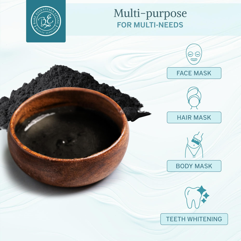 Bare Essentials Living masque cheveux charbon et bentonite pour cheveux revitalisés