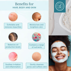 Bare Essentials Living masque cheveux kaolin blanc soin nourrissant.