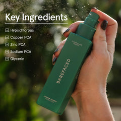 Barefaced Clean Slate Spritz peut apaiser les rougeurs et calmer les irritations.