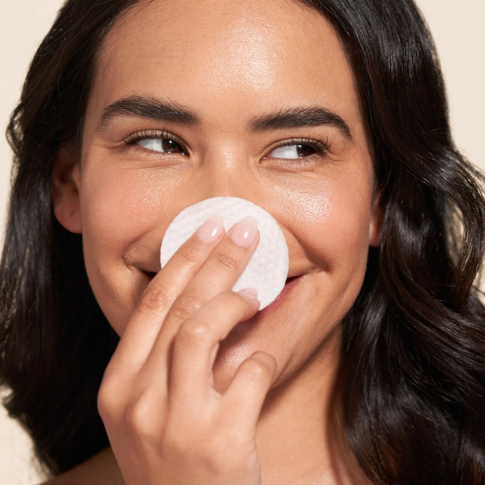 Barefaced Glow Peel Pads, squalane hydratant nourrissant la peau.