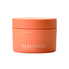 Barefaced Toning Pads emballage élégant prêt à l’emploi pour exfolier en douceur