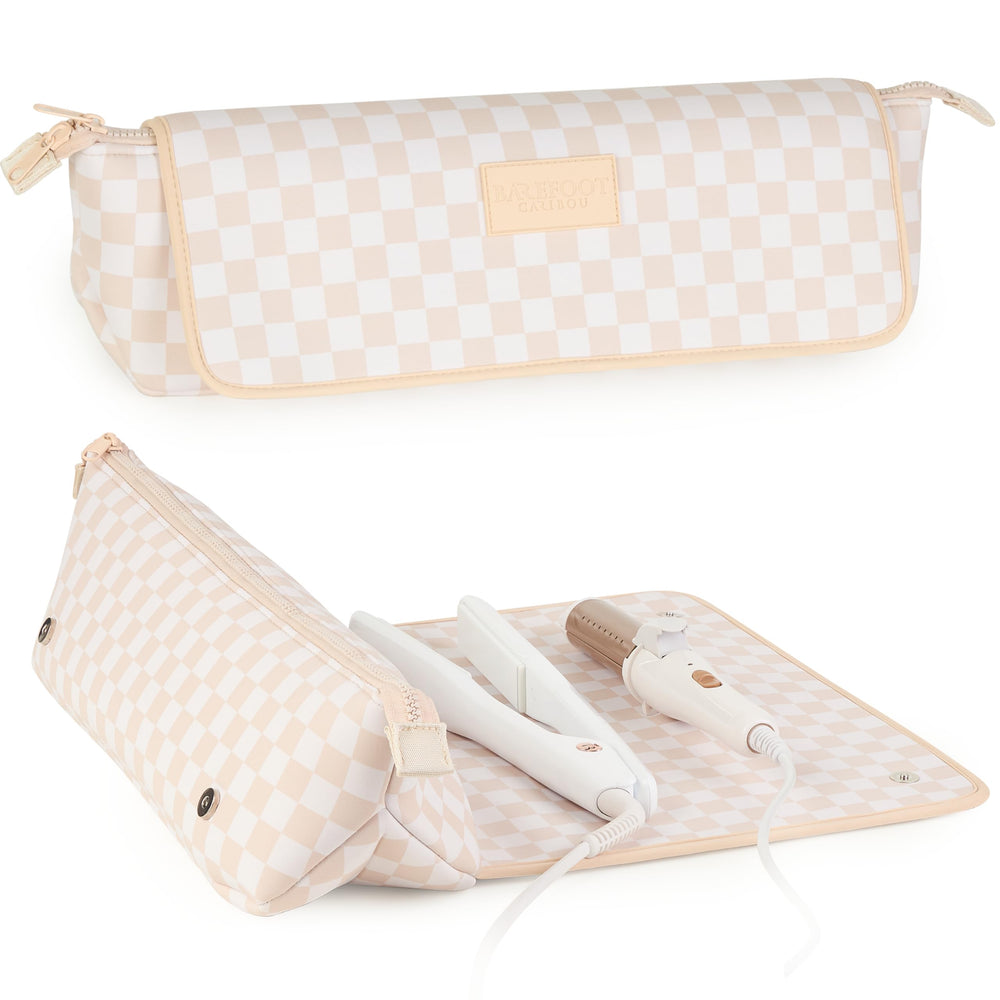 Barefoot Caribou: sac pour outils capillaires, pratique en voyage.