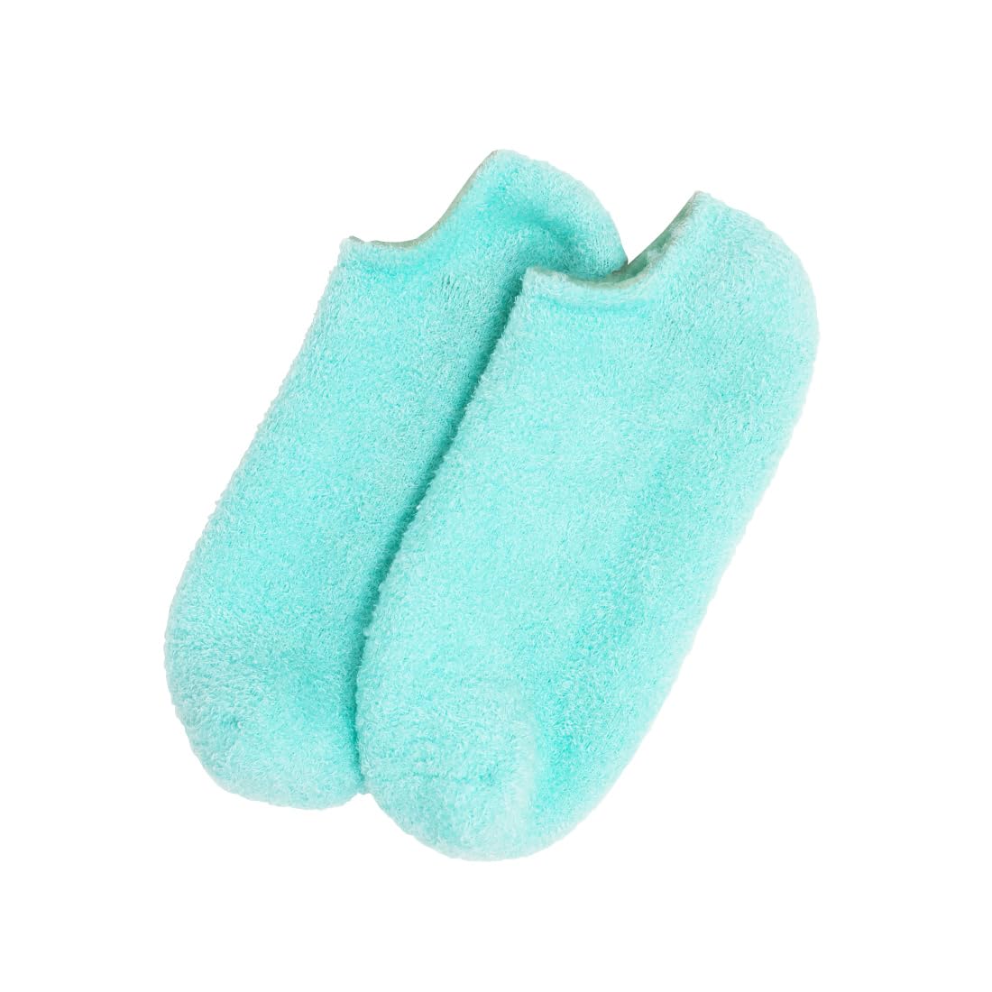 Barefoot Scientist Sleep On It chaussettes gel nuit turquoise pour hydrater les pieds.