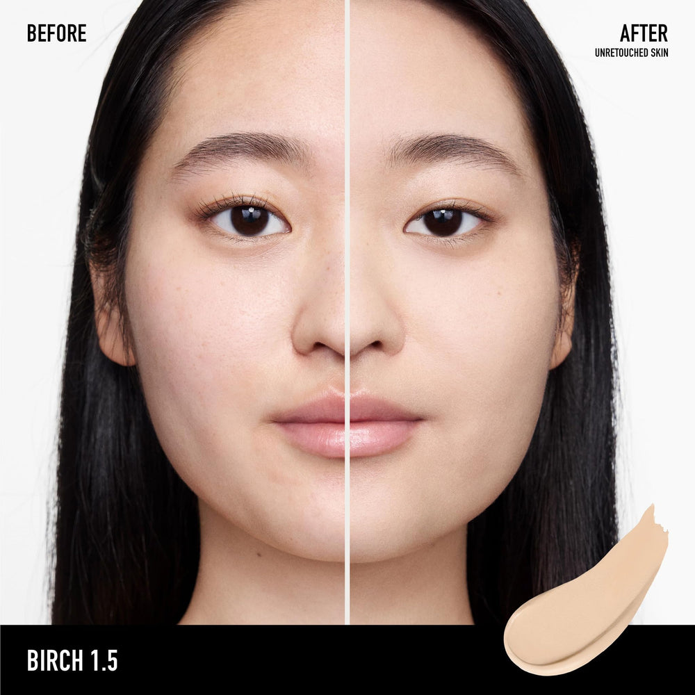 BareMinerals Complexion Rescue Matte, teinte Birch 1.5, texture légère et facile à appliquer.