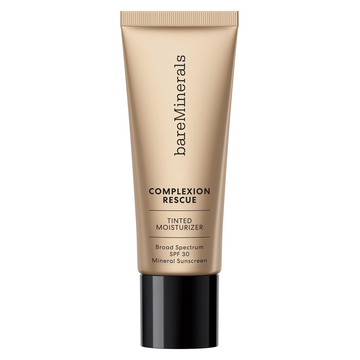 BareMinerals Complexion Rescue teinte SPF30 sur bouteille pratique.
