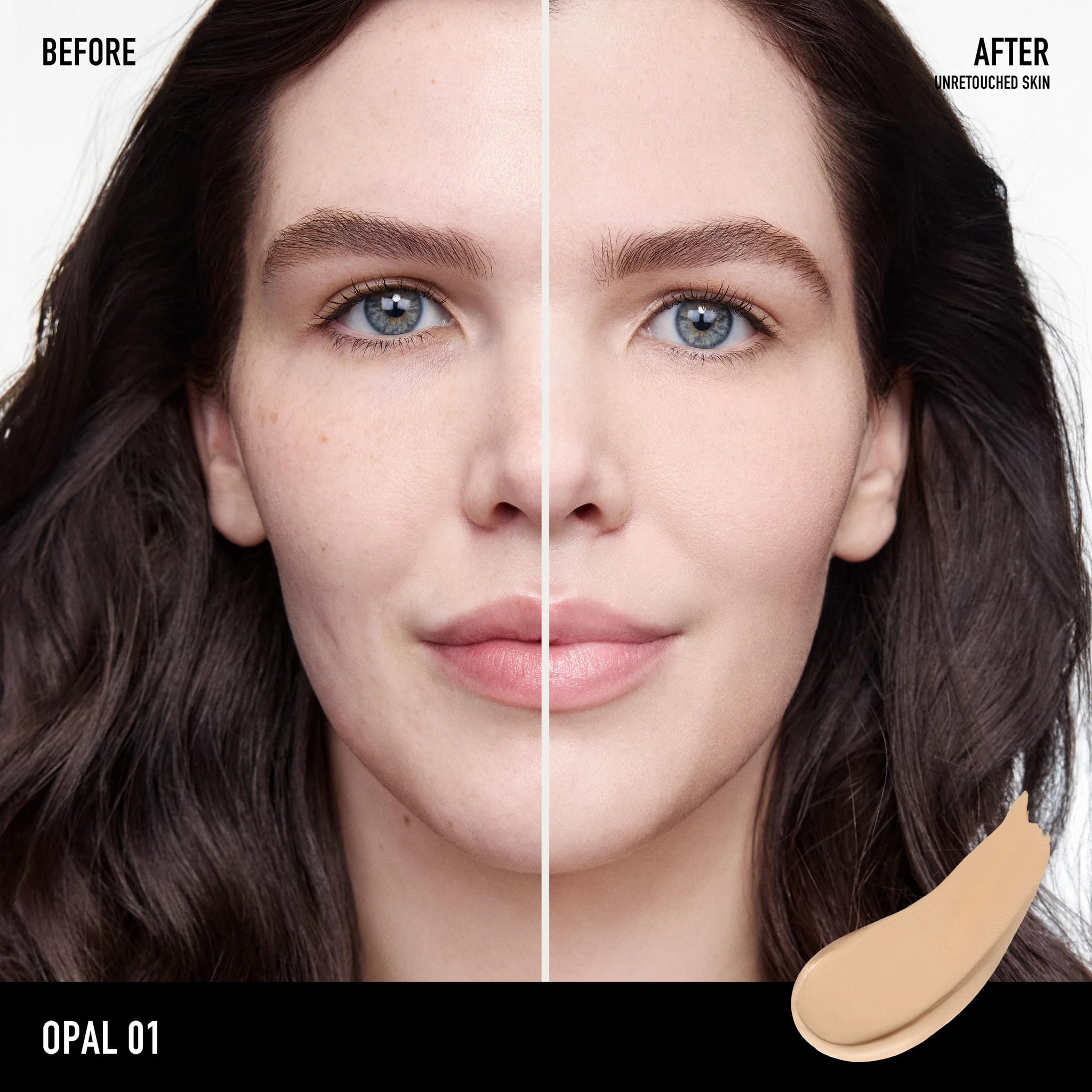 Complexion Rescue Matte Opal-01, application fluide pour teint homogène.