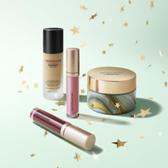 bareMinerals Mineralist baume-brillant-cranberry, finition lumineuse sur les lèvres